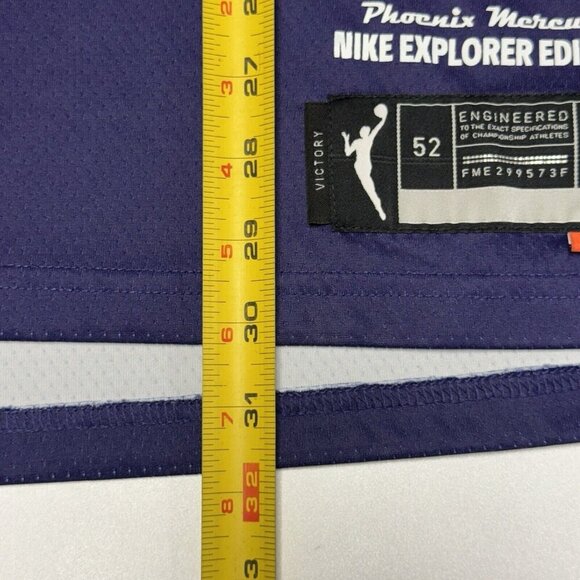Phoenix Mercury Nike Jersey Adult Size 52 Shey Peddy WNBA 1/144 Explorer Edition - Picture 10 of 11